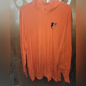 Baltimore Orioles MLB 1/4 zip fanatics Training  jacket size 4 xl